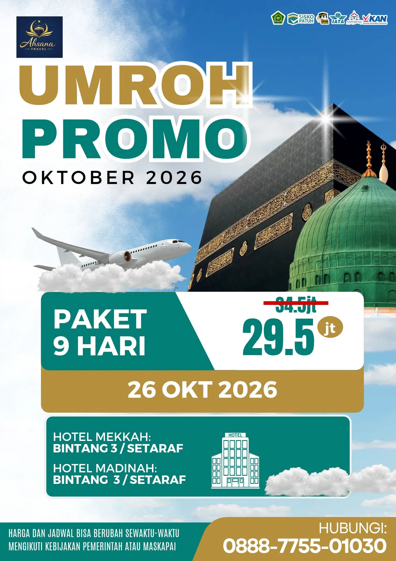 paket umrah 9 hari